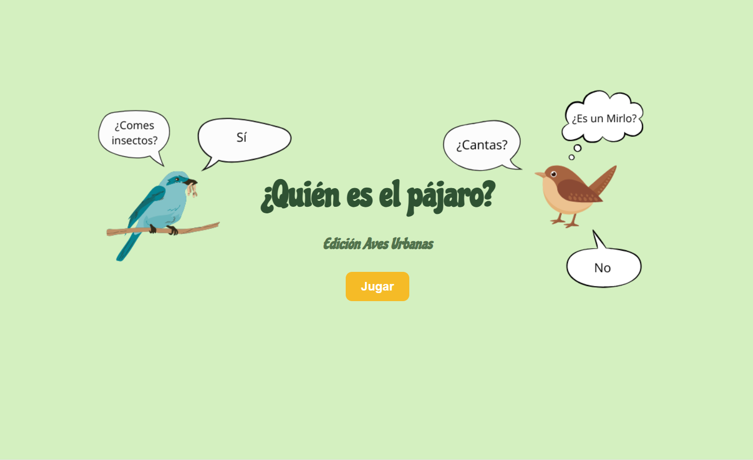 Proyecto ¿Quién es el pájaro?